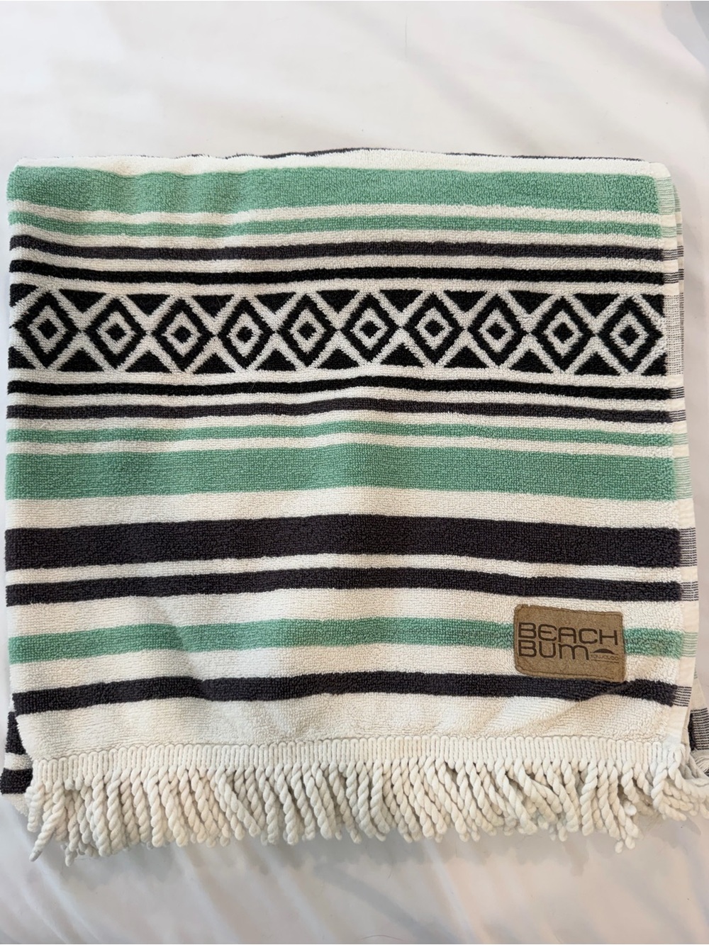 [LIKE 🆕] Beach Bum: Cute Beach / Poolside Fringe Towel